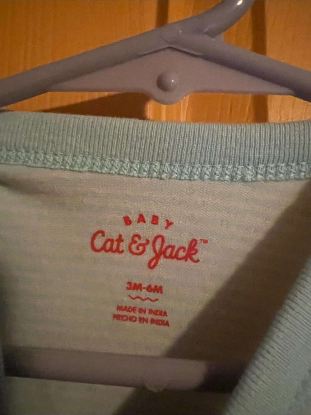 3-6 MONTHS BABY BEACH BABY CAT & JACK ONESIE